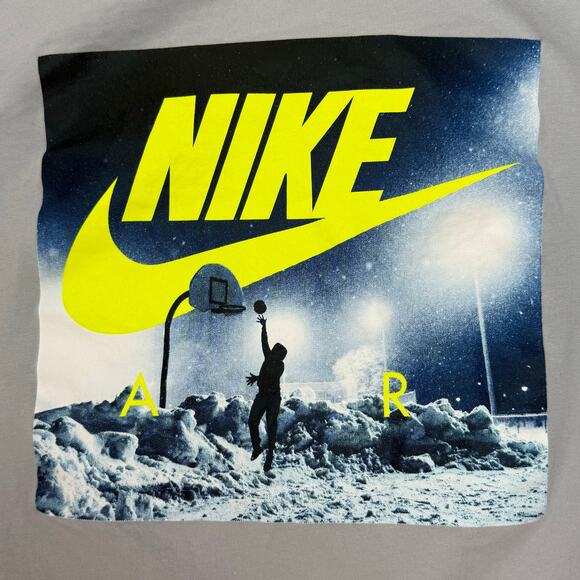 Nike Air Long Sleeve Basketball Men’s Small Tee Gently Used Retro Streetwear - Picture 5 of 7